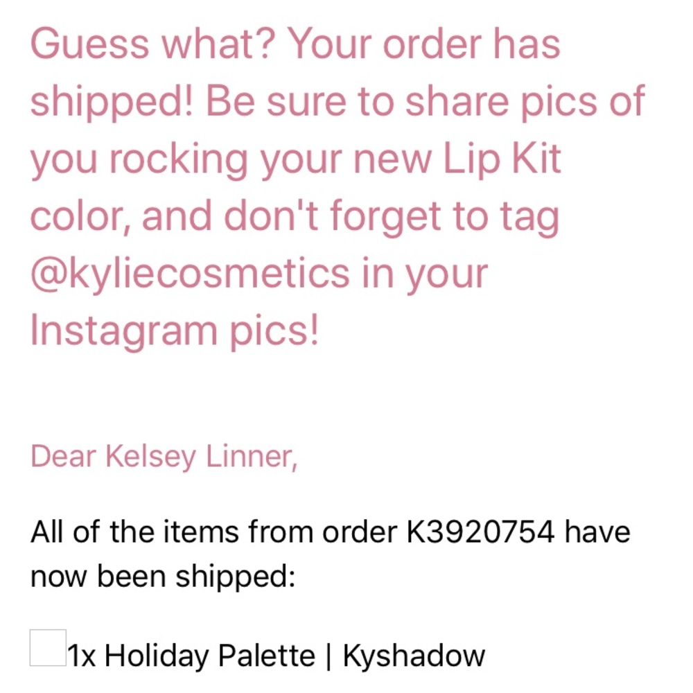 Kylie holiday 2016 palette - Picture 6 of 6